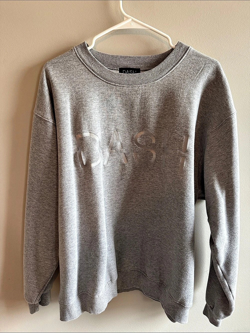 DASH Gray Long Sleeve Sweatshirt Size XS